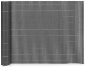 MultiGarden Obojstranná bambusová rohož 100x500 cm na balkón terasu plot - antracit MultiGarden