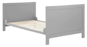 Svetlosivá postieľka s baldachýnom 70x140 cm Sternenzauber – Roba