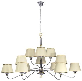 Jupiter 1411 - NESS NE 12 - Luster na reťazi 12xE27/60W/230V