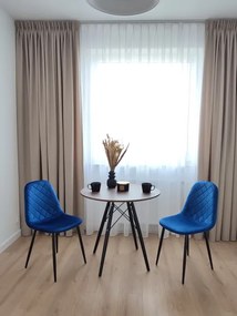 Jedálenská stolička ORLANDO zamatová, granátová