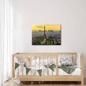 Obraz - Panoráma Paríža (70x50 cm)