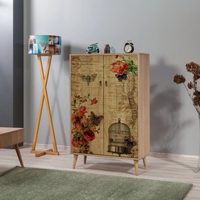 Skrinka Multibox 734 (dub sonoma). Akcia -17%. Vlastná spoľahlivá doprava až k Vám domov. 1088377