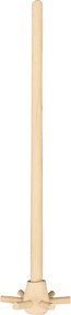 AMADEA Drevená metlička, masívne drevo, dĺžka 21 cm