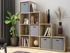 Regál s 10 priehradkami Felicia, dub artisan%