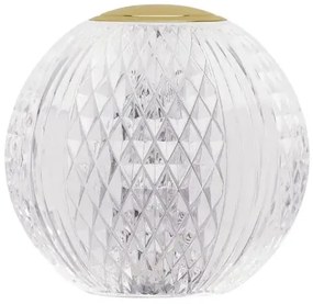 Rustikálna stolová lampa Brillante 9 zlaté