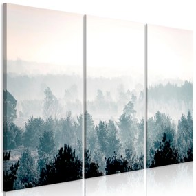 Artgeist Obraz - Winter Forest (3 Parts) Veľkosť: 60x40, Verzia: Na talianskom plátne