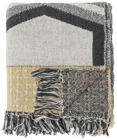 Bloomingville Prehoz z recyklovanej bavlny Annli Grey 160 x 130 cm
