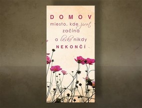 Obraz na stenu s textom