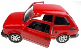 008805 Kovový model auta - Nex 1:34 - Fiat 126 Červená