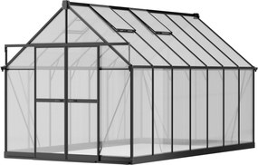 Skleník 240 x 244 x 429 cm, zosilnená konštrukcia, polykarbonát 6 mm