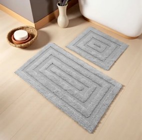 Sada kúpeľňových koberčekov BOSTON 13 sivá