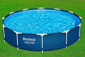 BESTWAY Steel Pro Bazén 366 x 76 cm, kartušová filtrácia 56681