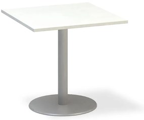 Konferenčný stôl ProOffice 80 x 80 x 74,2 cm, biela
