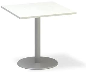 Konferenčný stôl ProOffice 80 x 80 x 74,2 cm, biela