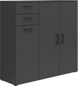 XXXLutz KOMODA, grafitová, 120/115/40 cm Carryhome - Komody - 002427022233