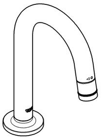 GROHE 20201000 - Stojankový ventil UNIVERSAL 113 mm lesklý chróm