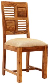 furniture-nabytek.cz - Drevená stolička s čalúnením z ružového dreva