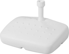 Derby Stojan pre balkónové slnečníky 17 l - biely plast