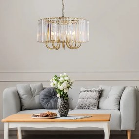 Zuma Line 1906/6 - Luster na reťazi PARIS 6xE14/40W/230V zlatá