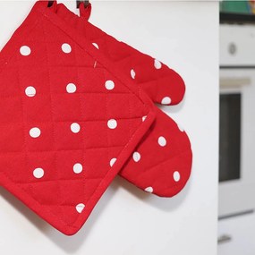 ARÔME HOME Kuchynská zástera, červená