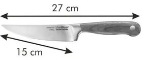 Tescoma Nôž porciovací FEELWOOD, 15 cm, 15 cm