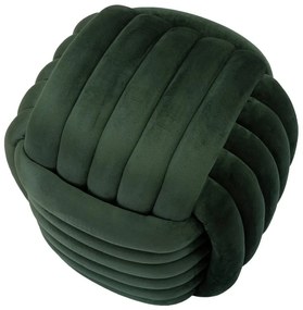 Zelený zamatový taburet Softy – Mauro Ferretti