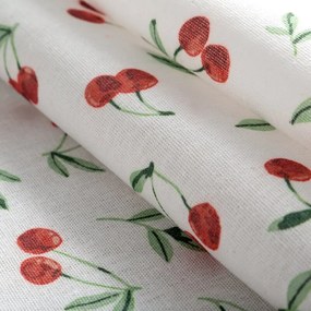 OBRUS CHERRY 220X140CM BIELY