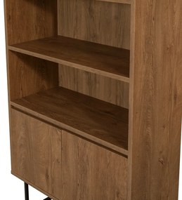 Knižnica Rea Black and Walnut