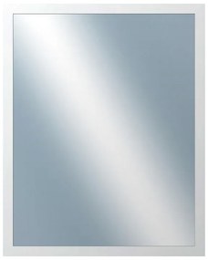 DANTIK - Zrkadlo v rámu, rozmer s rámom 40x50 cm z lišty PERLA biela lesklá vysoká (2746)