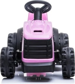 LEAN CARS TR1908T Batériový traktor s prívesom ružový