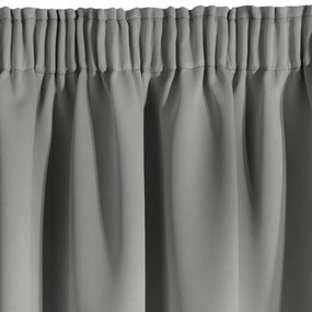 ZATEMŇOVACÍ ZÁVES NA PÁSKE ADLEY 135X270 CM STRIEBORNÁ