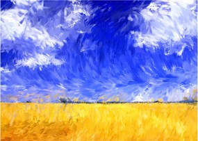 Obraz - Olejomaľba, Zlaté pole (70x50 cm)