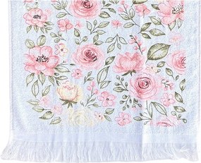 Kuchynský froté uterák s motívom kvetín - 40*66 cm