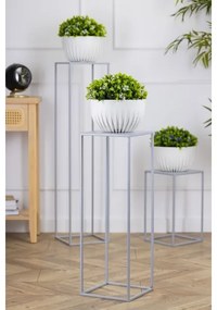 Stojan na kvety 70x24 cm šedá