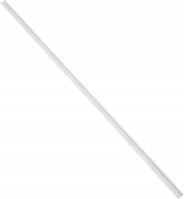 LED profil zapustený 1m hliníkový biely pre LED pásiky