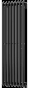 Mexen Atlanta dekoratívny radiátor 1200 x 405 mm, 646 W, Čierna - W211-1200-405-00-70