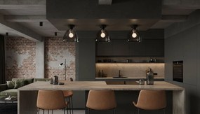 Toolight Toolight, stropné svietidlo 1xE27 APP1303-1C, čierna, OSW-02427