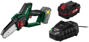 Parkside®  Aku reťazová píla Paghs 20-Li C3 + Akumulátor 20 V/4 Ah PAP 20 B3 + Nabíjačka na akumulátor 20 V/4,5 A  (800010828)