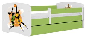 Dětská postel Babydreams basketball zelená