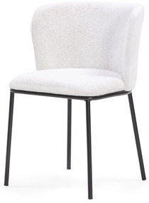 Jídelní židle Yasmin ecru/černá