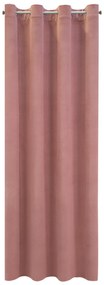 ZATEMŇOVACÍ ZÁVES NA KRÚŽKOCH MILO 140X250 CM STARORUŽOVÁ