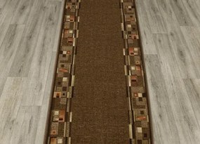 Koberce Breno Behúň BOMBAY 44, šíře role 80 cm, hnedá