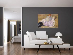 Obraz - Henri de Toulouse-Lautrec, The Sofa, reprodukcia (90x60 cm)