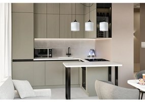 Závesné svietidlo Riffle Square Spider, 3x biele sklenené tienidlo, b