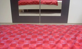 Zostava spálne Nora 180x200 cm, biela/grafitová