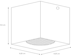 Lucide 09101/01/30 - Bodové svietidlo BODI 1xGU10/50W/230V