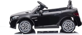 LEAN CARS Elektrické autíčko Mercedes SLC 300 LED MP3 čierne