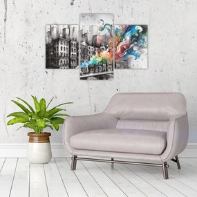 Obraz - Priemyselný život (90x60 cm)