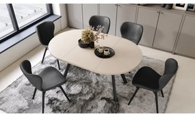 Jedálenský stôl ARTUR béžový/čierny