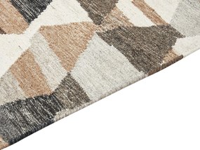 Vlnený kelímový koberec 160 x 230 cm viacfarebný ARGAVAND Beliani